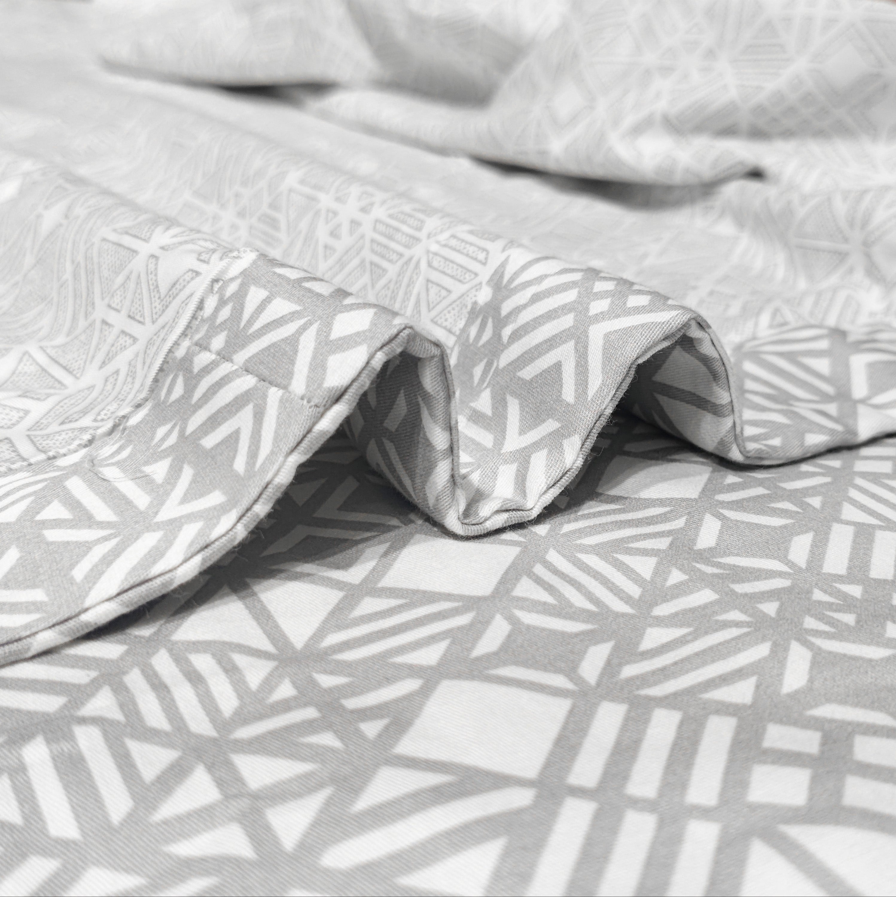 enera Printed Dohar 100% Pure Cotton, Summer Blanket for AC Rooms - Set of 2 - enera