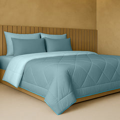 Cherish Quilted Reversible Double Bed Comforter for All Season
