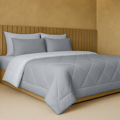 Cherish Quilted Reversible Double Bed Comforter for All Season