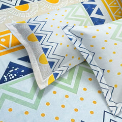Enera Vaaree Printed King Bedsheet with 2 Pillow Covers Cotton - BUY 1 GET 1 - enera