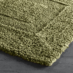 Oyela Green Bathroom Mat 40x60 cm Anti-Slip, Quick-Dry & Water Absorbing Mat