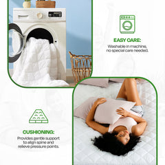 enera Waterproof Cotton Quilted Mattress Protector King Size | Breathable & Ultra Soft - enera