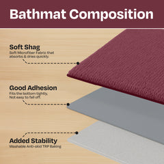 enera Small Bathmat 40x60 cm | Quick-Dry, Non-Slip & Highly Absorbent