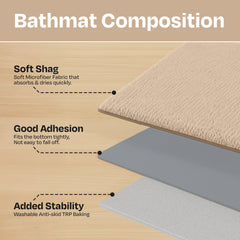 enera Small Bathmat 40x60 cm | Quick-Dry, Non-Slip & Highly Absorbent