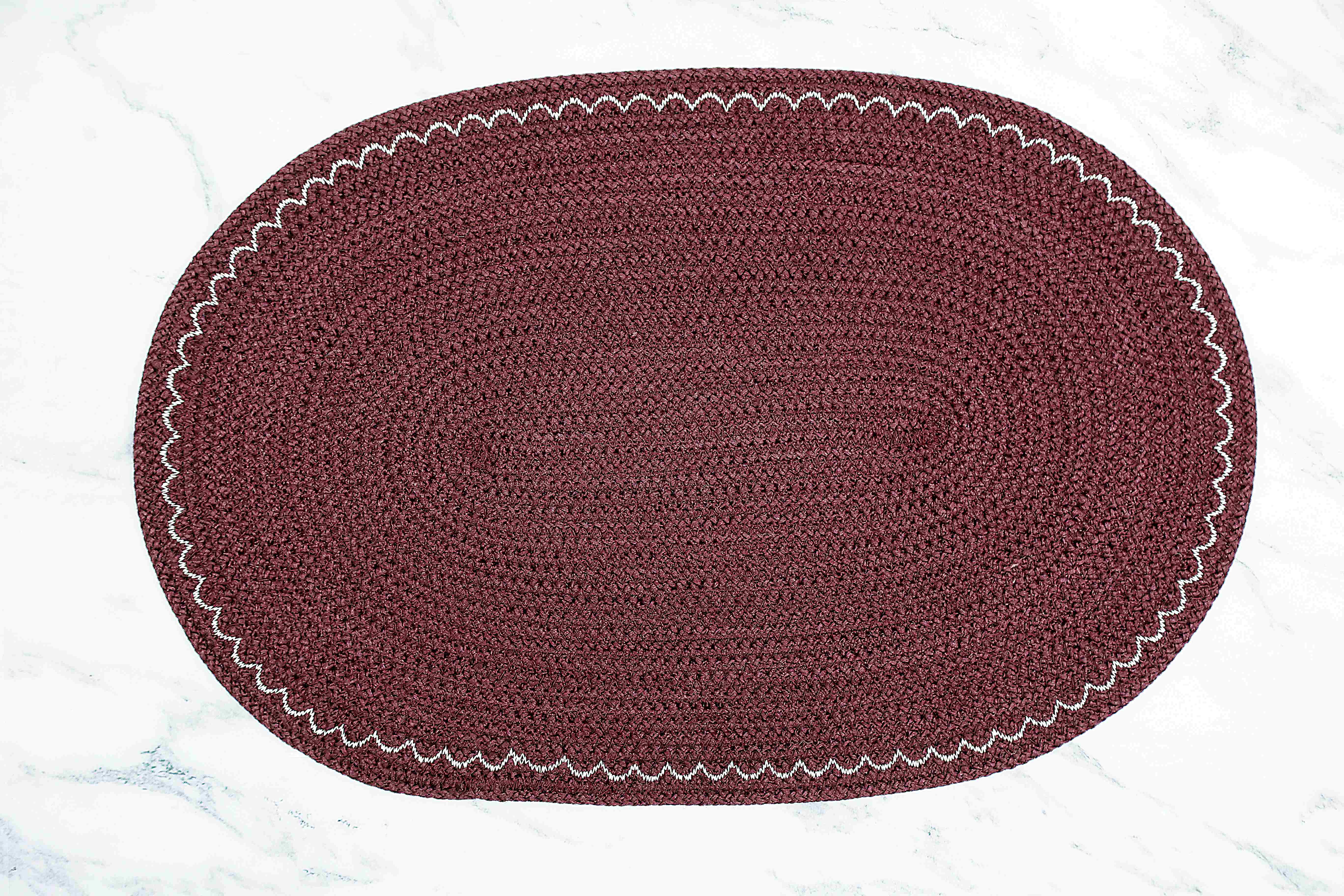 Saprose Pattern Oval Placemat PM0003 Overgean Color 30cm x 44cm