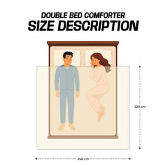 Cherish Quilted Reversible Double Bed Comforter for All Season