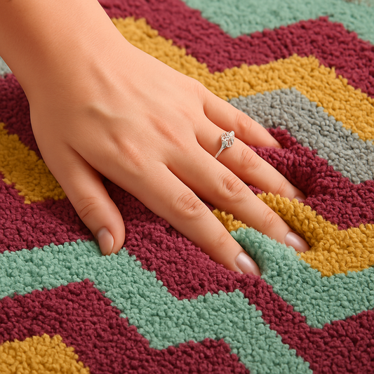 enera Small Bathmat 40x60 cm | Quick-Dry, Non-Slip & Highly Absorbent