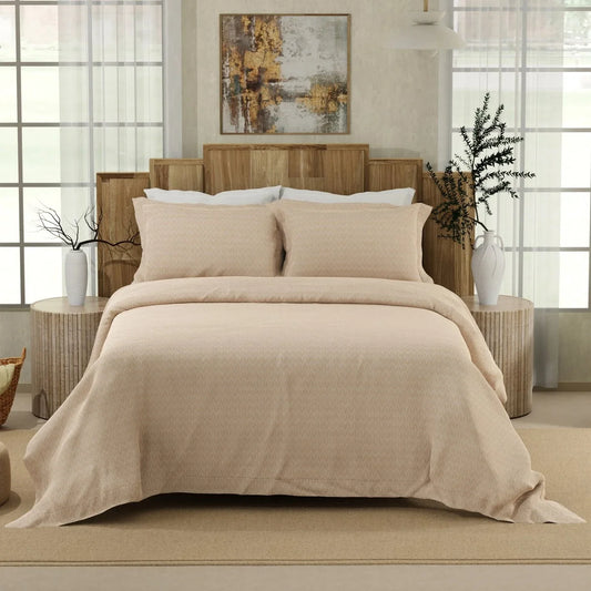Boutique Printed King Bedsheet with 2 Pillow Covers 100% Pure Cotton