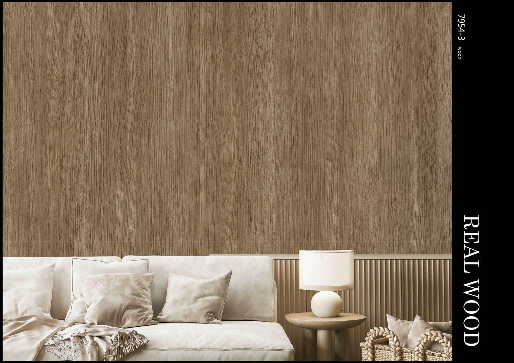 VC Premium Real Wood Wallpaper Collection - Authentic & Stylish | Enera