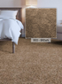 Hego Silky Plus Wall Carpet | Brown | Ultra Soft Luxury Pile | Enera