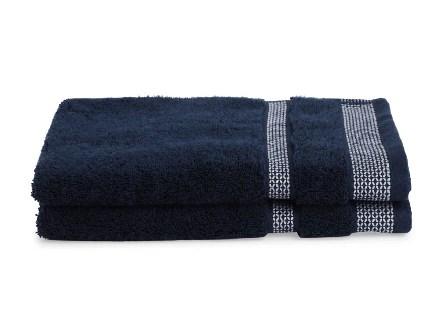 Spaces Innovations Hygro Midnight Blue Hand Towel | Luxurious & Absorbent | Enera