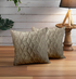 Coop Pale 2 Light Brown Cushion Cover 18 x 18 | Elegant and Cozy | Enera