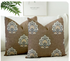 SRM Vict -105 Light Brown Cushion Cover 18x18 | Cozy & Stylish | Enera