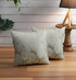 DD GOSI 9026 Cream Cushion Cover 18x18 Inches | Elegant & Versatile | Enera