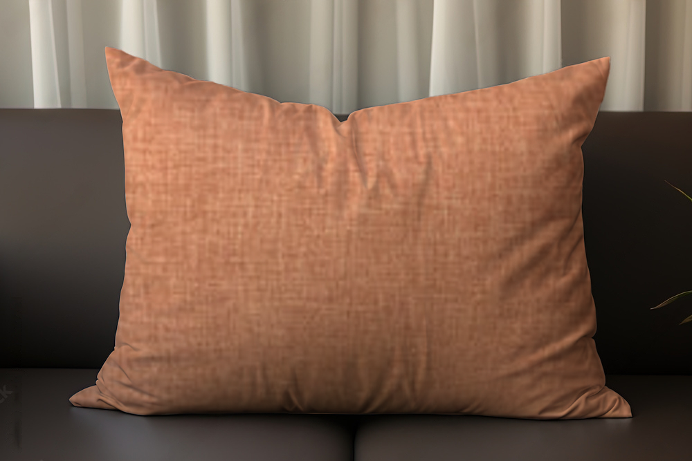 SRM Royal 519 Cushion Cover Orange 11 x 19 | Bold & Elegant | Enera