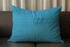 SRM Mera 132 Plain Cushion Cover Sea Blue 11 x 19 | Stylish & Elegant | Enera