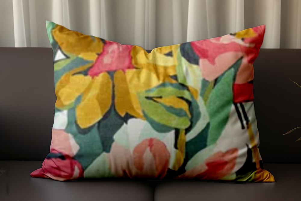 SRM Mamb E-504 Cushion Cover Multi Color 11 x 19 | Vibrant & Stylish | Enera