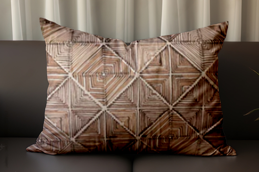 KCF Pina 29223 Cushion Cover Light Brown 11 x 19 | Warm & Elegant | Enera