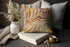 SRM Rivi SN-409 Dark Cream Cushion Cover 16 x 16 | Sophisticated & Classic | Enera