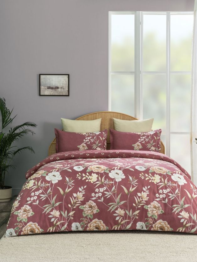 Elegant Classic Printed Double Bedsheet Set with Pillow Covers - Agarwal Bedding and Furnishing