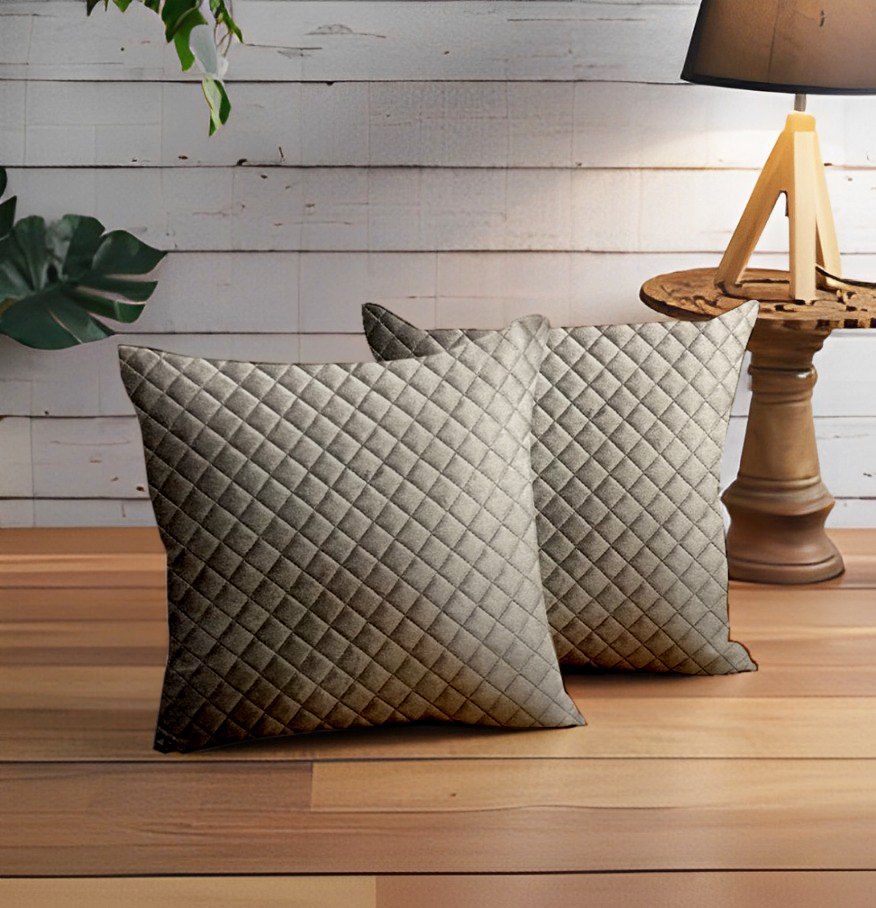 Orient Brown Cushion Cover 16 x 16 | Stylish & Contemporary | Enera