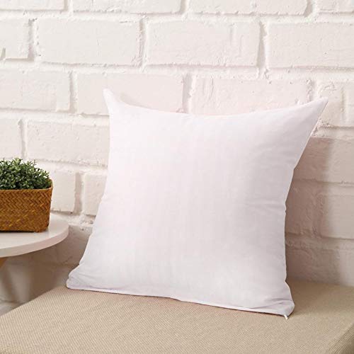 Premium Polyester Fiber Cushion Fillers - Pack of 1 Pcs | 16 x 16 Inches | White| Sofa Pillow, Sofa Cushion, Cushion Pillow, Cushions for Bed - Agarwal Bedding and Furnishing