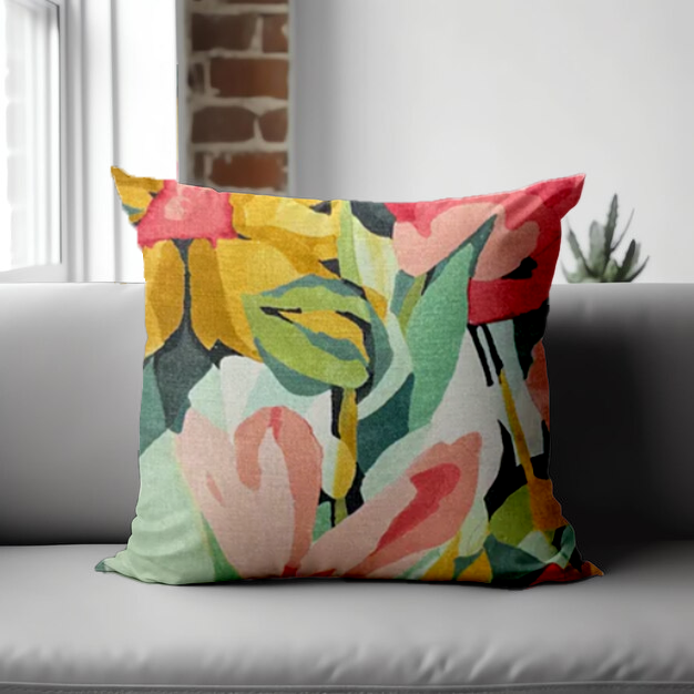 SRM MAMB E-504 Multi Color Cushion Cover 16 x 16 | Vibrant & Versatile | Enera