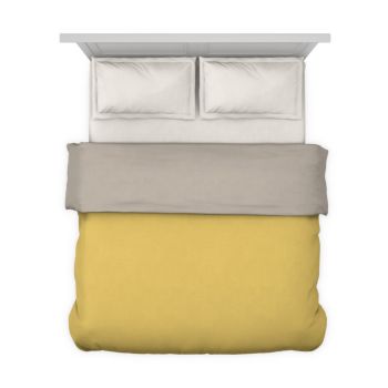 DDecor Creme Collection Very Berry Mellow Yellow Single Bed Comforter | Enera