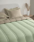 D Decor Snuggle III Collection Array Celadon Green-French Oak Color BIB048 Double Bed in a Bag