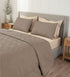 D Decor Legacy II Collection Timber Wolf-Almond Milk Quilted Bedspread Set