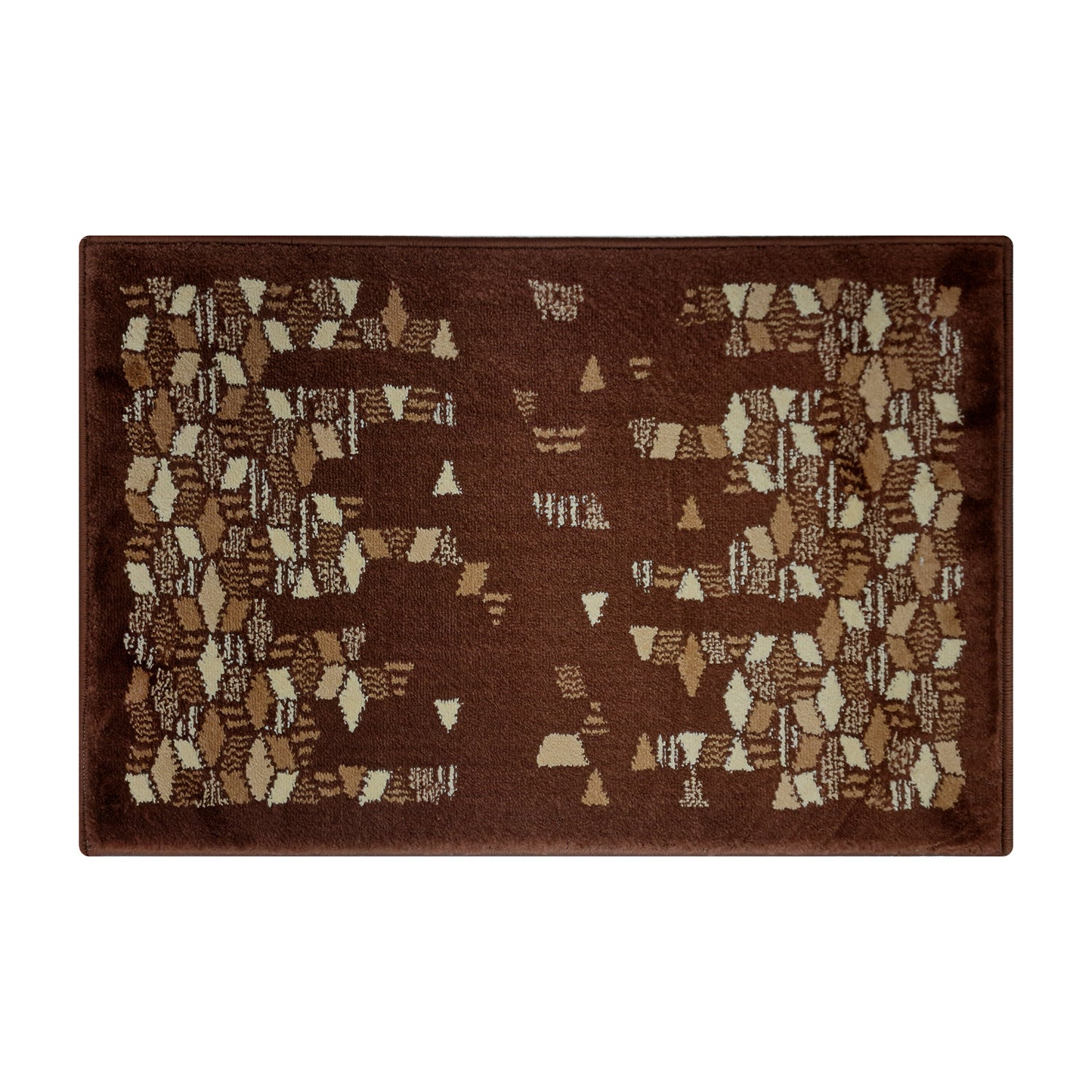 Natura Life Turkey Embossed 45cm X 75cm DM0003 Multi Brown Color Mat