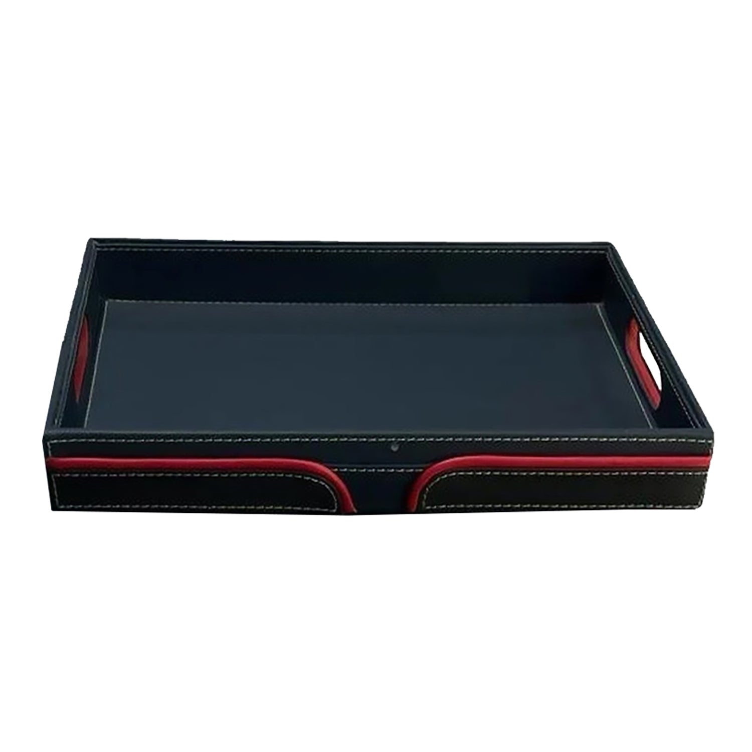 Opulence Rectangle Medium Tray in Black Color