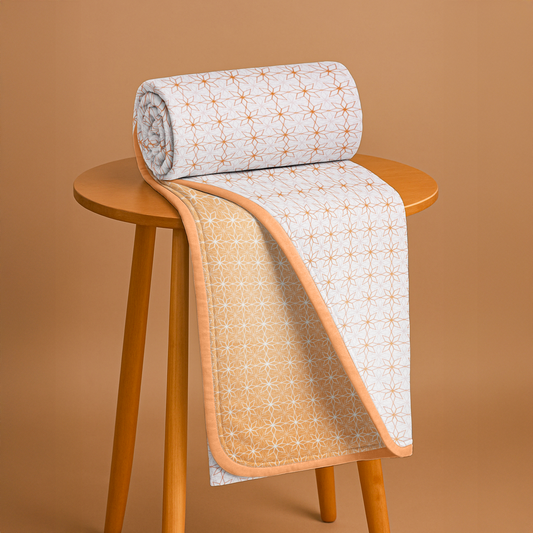 enera Printed Dohar 100% Pure Cotton, Summer Blanket for AC Rooms