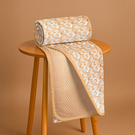 enera Printed Dohar 100% Pure Cotton, Summer Blanket for AC Rooms