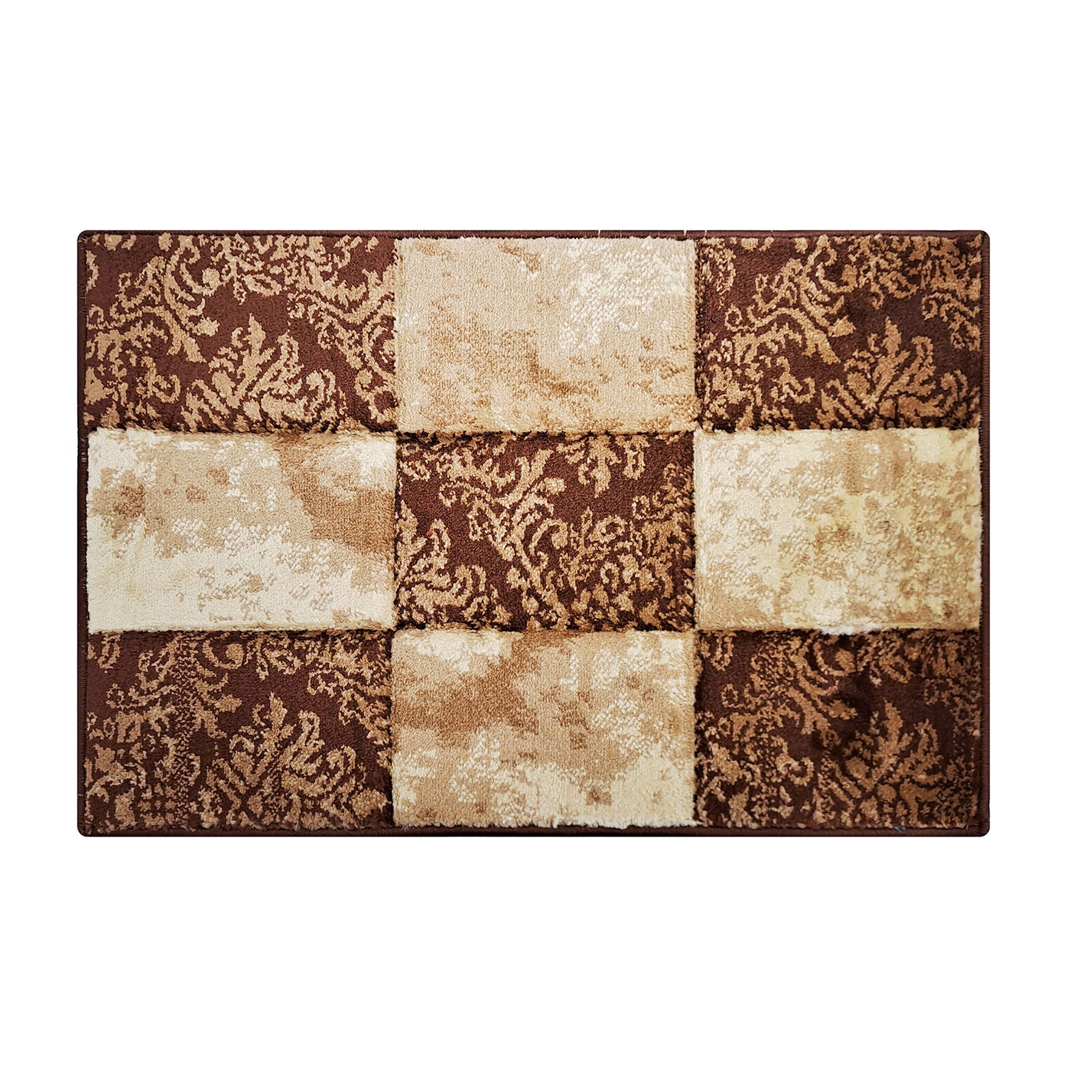 Natura Life Turkey Embossed 45cm X 75cm DM0001 Multi Brown Color Mat