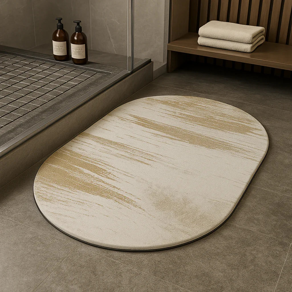 enera Bathroom Mat 40x60 cm Anti-Slip, Quick-Dry & Water Absorbing Mat