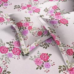 enera Printed King Bedsheet with 2 Pillow Covers 100% Pure Cotton