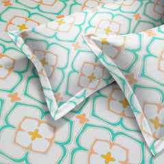enera Printed King Bedsheet with 2 Pillow Covers 100% Pure Cotton