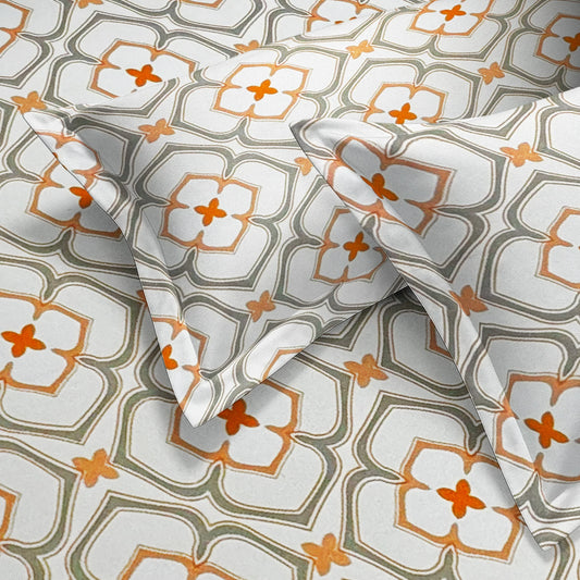 enera Printed King Bedsheet with 2 Pillow Covers 100% Pure Cotton