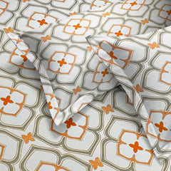 enera Printed King Bedsheet with 2 Pillow Covers 100% Pure Cotton