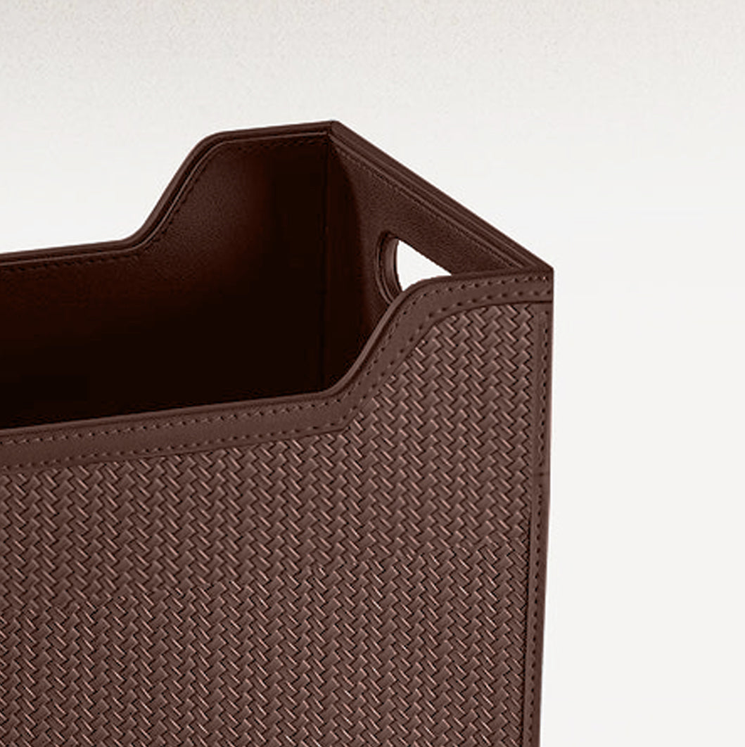 Vivid Magazine Holder & Room Organizer in Brown Color