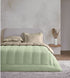 D Decor Snuggle III Collection Array Celadon Green-French Oak Color BIB048 Double Bed in a Bag