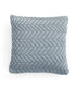 Pluchi Chevron Blue Grey Color Cushion Cover CCCHV0337 16 x 16