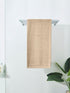 D Decor Prism Collection Vision Beige Bath Towel | Soft & Elegant | Enera