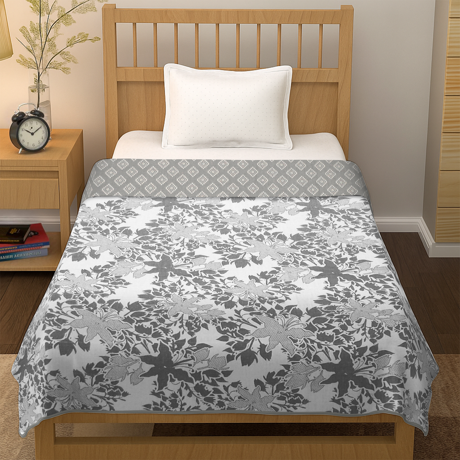 enera Printed Dohar 100% Pure Cotton, Summer Blanket for AC Rooms