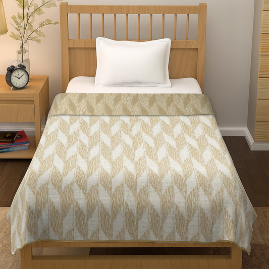 enera Printed Dohar 100% Pure Cotton, Summer Blanket for AC Rooms