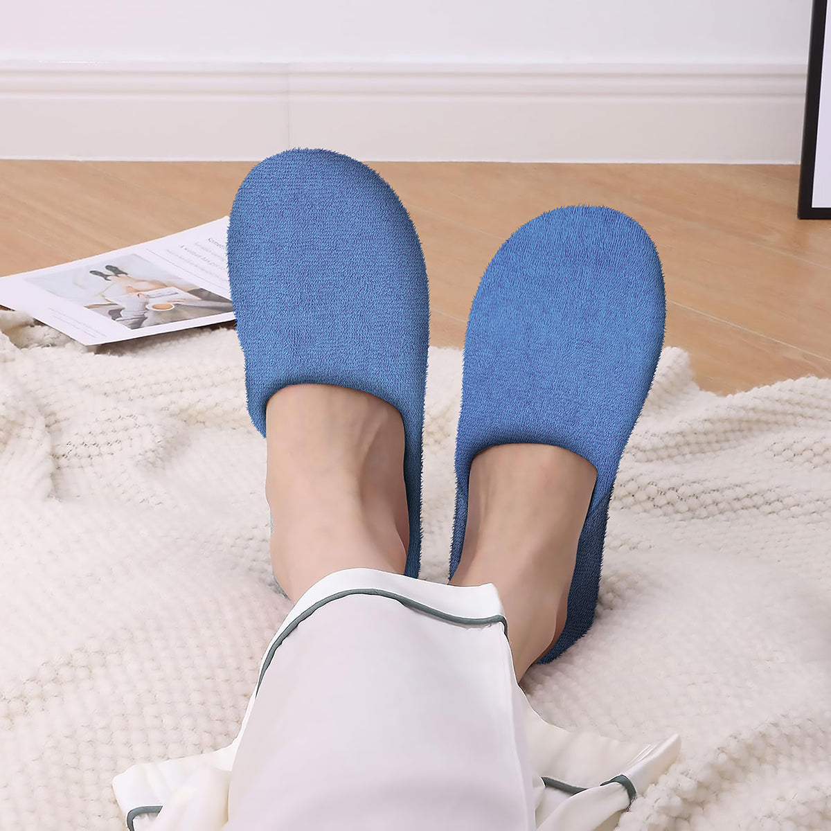 Sassoon Sandy Bath Slippers Heaven Color