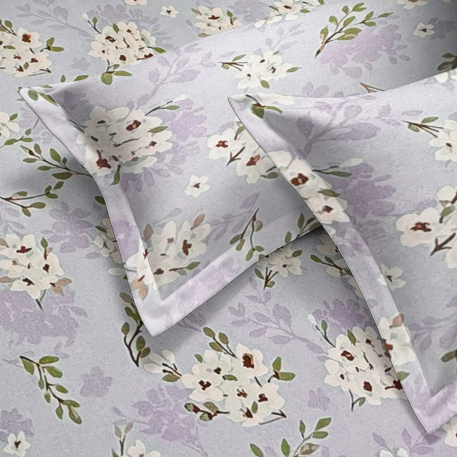 enera Printed King Bedsheet with 2 Pillow Covers Cotton
