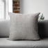 SRM DELI SN121 Grey Cushion Cover 16x16 Inches | Stylish & Sophisticated | Enera