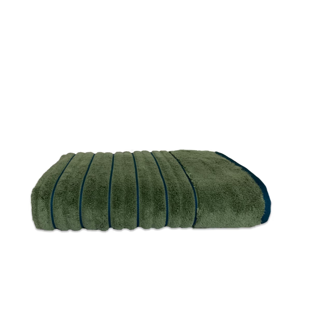 EXOTICA Dark Green-Teal Bath Towel | Luxuriously Soft & Absorbent | Enera